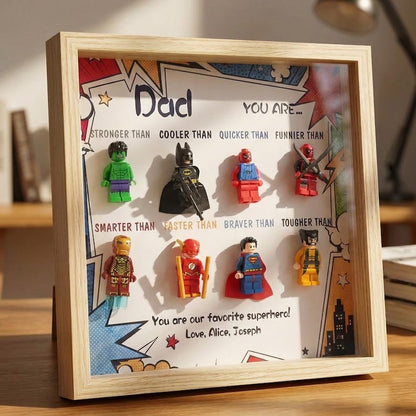 Custom Super Dad Frame, 2026 Fathers Day Gift, Superhero & Star War Frame for Dad, Gift for Dad, Grandpa, Uncle