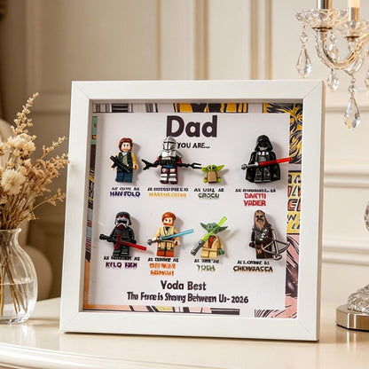Personalized Star War Frame,2026 Fathers Day Gift, Personalized SuperDad Frame with Kids Name,Gift For Dad,Grandpa Gift