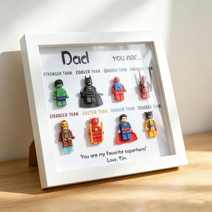 Personalized Star War Frame for Dad, Custom Superdad Frame, Father's Dad Gift, Gift for Grandpa, Uncle