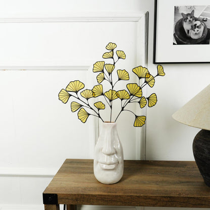Gingko stianed glass home decor-Unique home decor Gift