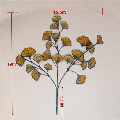 Gingko stianed glass home decor-Unique home decor Gift