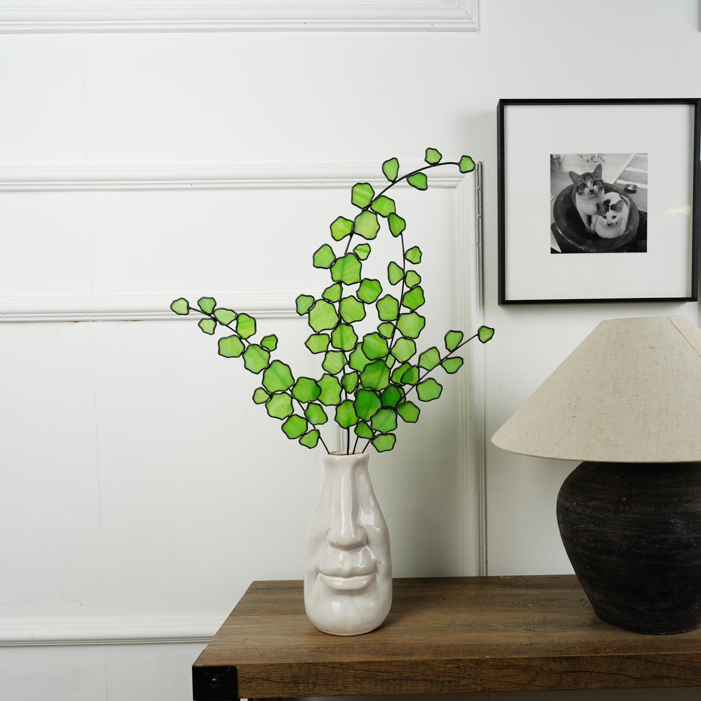 Bells of ireland stained glass home accents,home decor