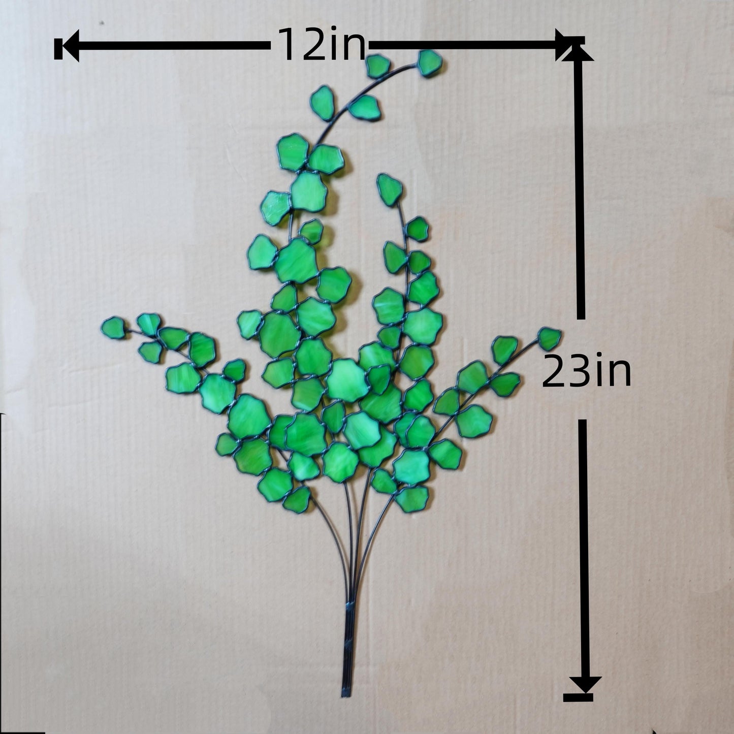 Bells of ireland stained glass home accents,home decor