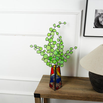 Bells of ireland stained glass home accents,home decor